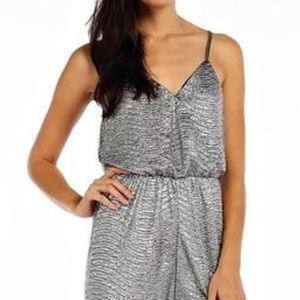Metallic CHARCOAL May & June Jumpsuit Romper NWT